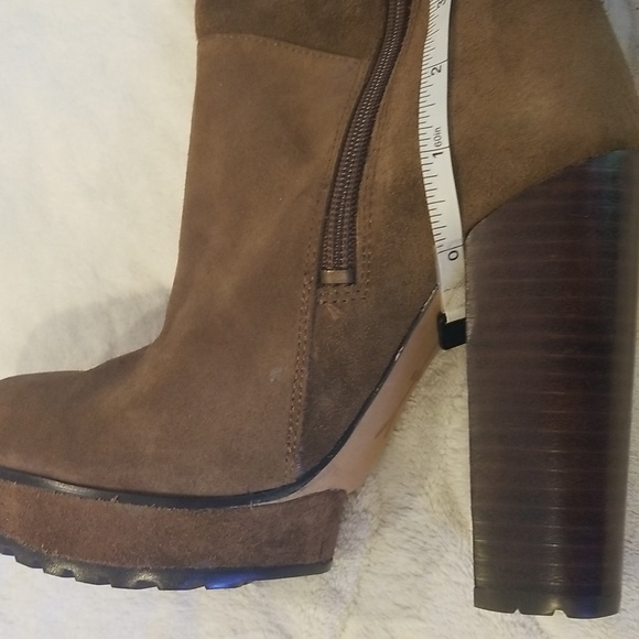 🌈Super Sexy & Gorgeous Brown suede, platform size 35 boots - Picture 6 of 6